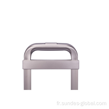 Handle de chariot à bagages télescopiques 100% en aluminium pour les bagages